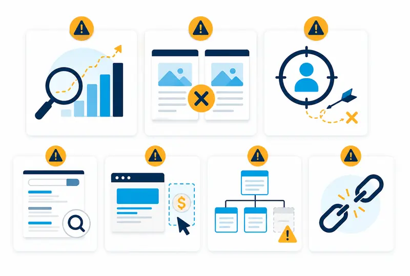 Checklist sai lầm cần tránh khi nghiên cứu từ khóa SEO